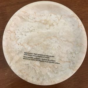 Dish for jewelry, change, soap, etc